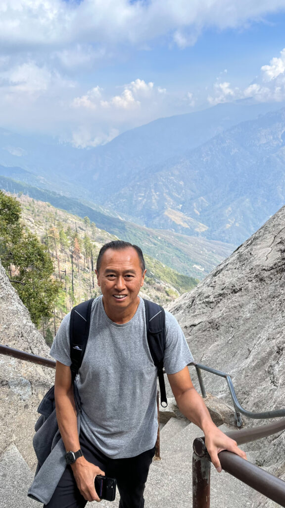 Climbing Moro Rock in Sequoia National Park