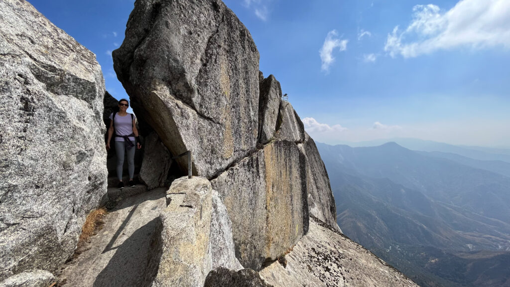 On Moro Rock in Sequoia National Park