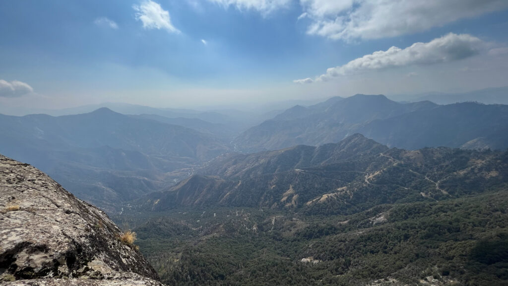 One of many great views from Moro Rock in Sequoia National Park