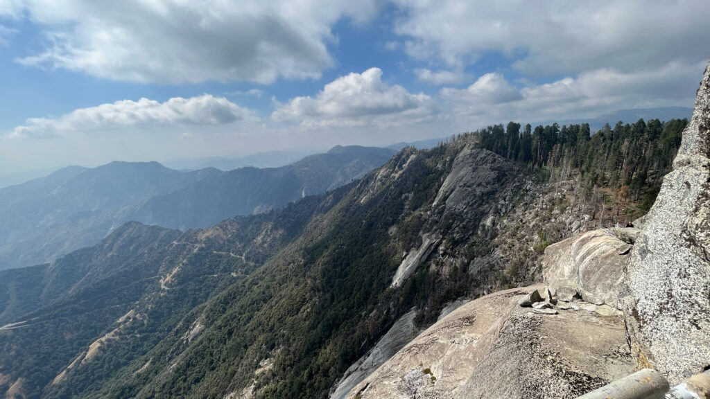 One of many great views from Moro Rock in Sequoia National Park