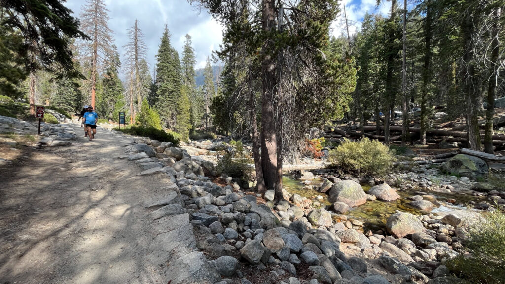 Not far from the beginning of Tokopah Falls Trail (Sequoia National Park)