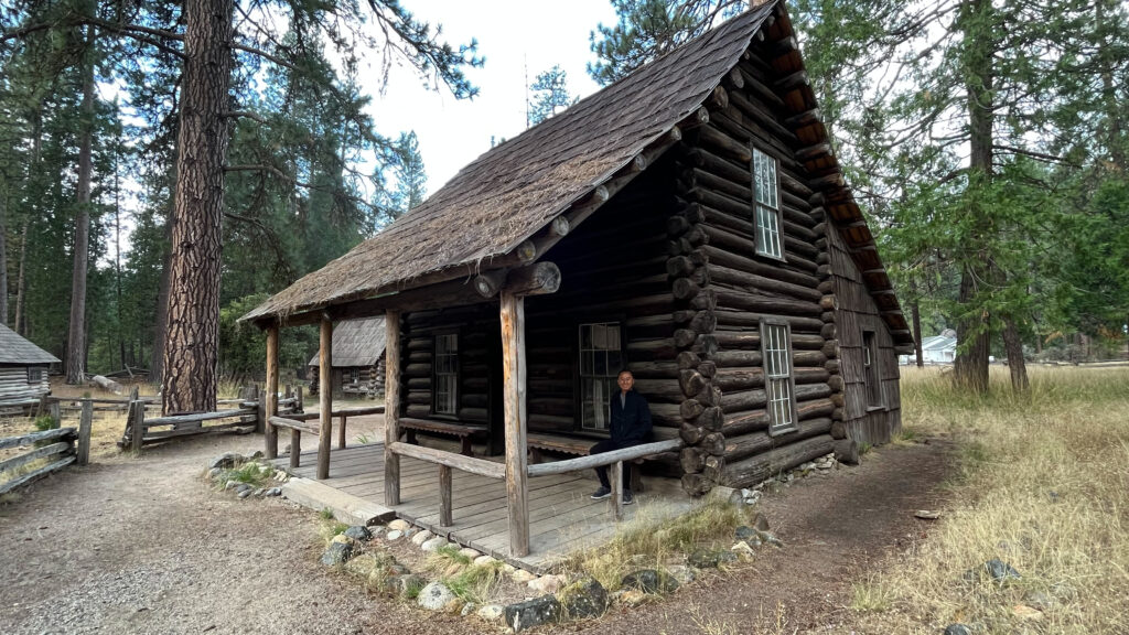 An old home at the Yosemite History Center in Yosemite National Park