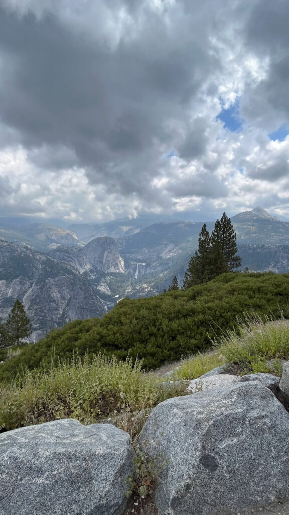 View from Glacier Point in Yosemite National Park