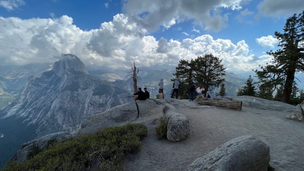 A view of Half Dome from Glacier Point in Yosemite National Park