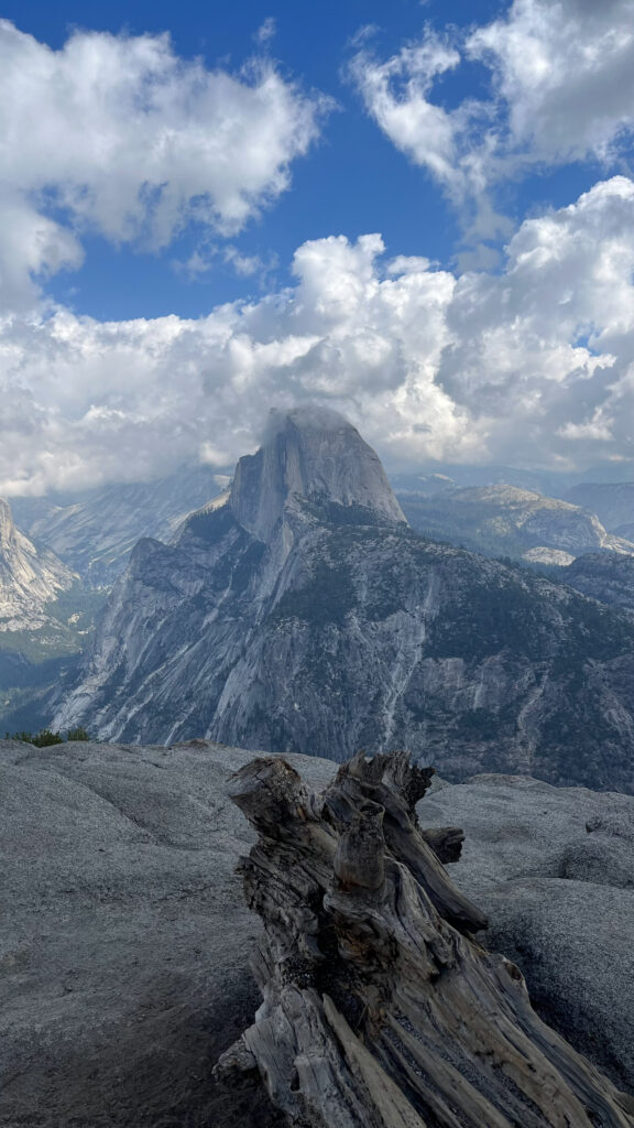 A view of Half Dome from Glacier Point in Yosemite National Park