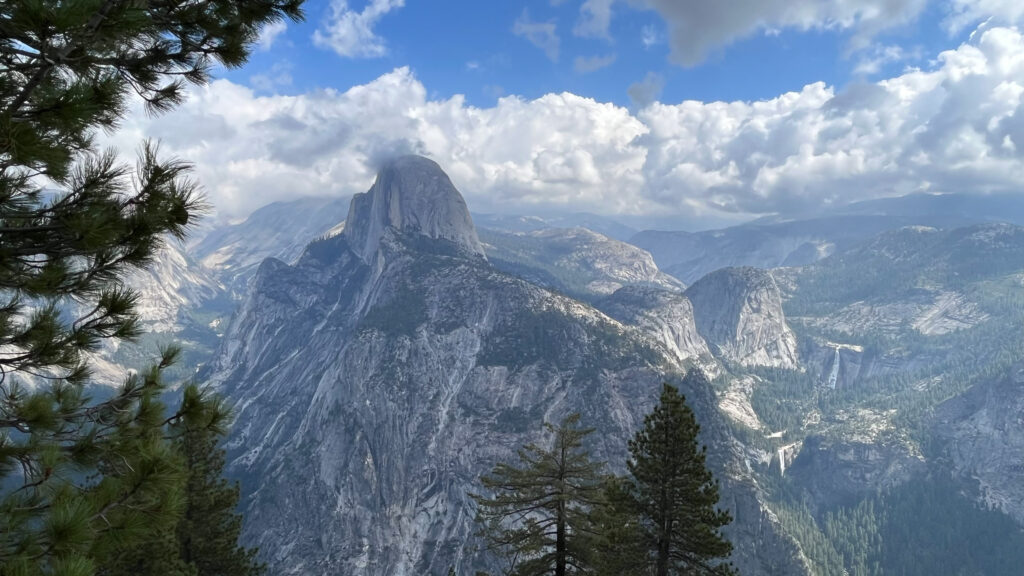 That's one of the photos I took from the small stone building at Glacier Point that you can enter to get some great views from in Yosemite National Park