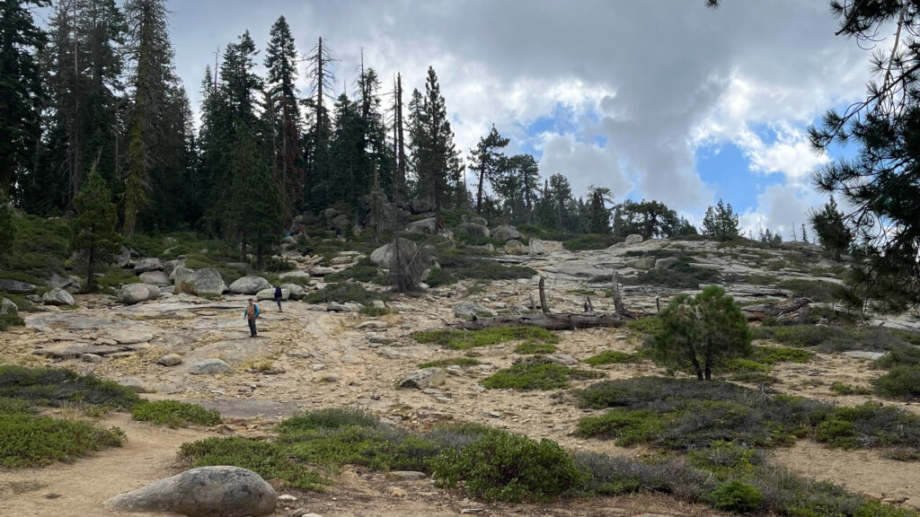 Heading back to our car from Taft Point on the Taft Point Trail in Yosemite National Park