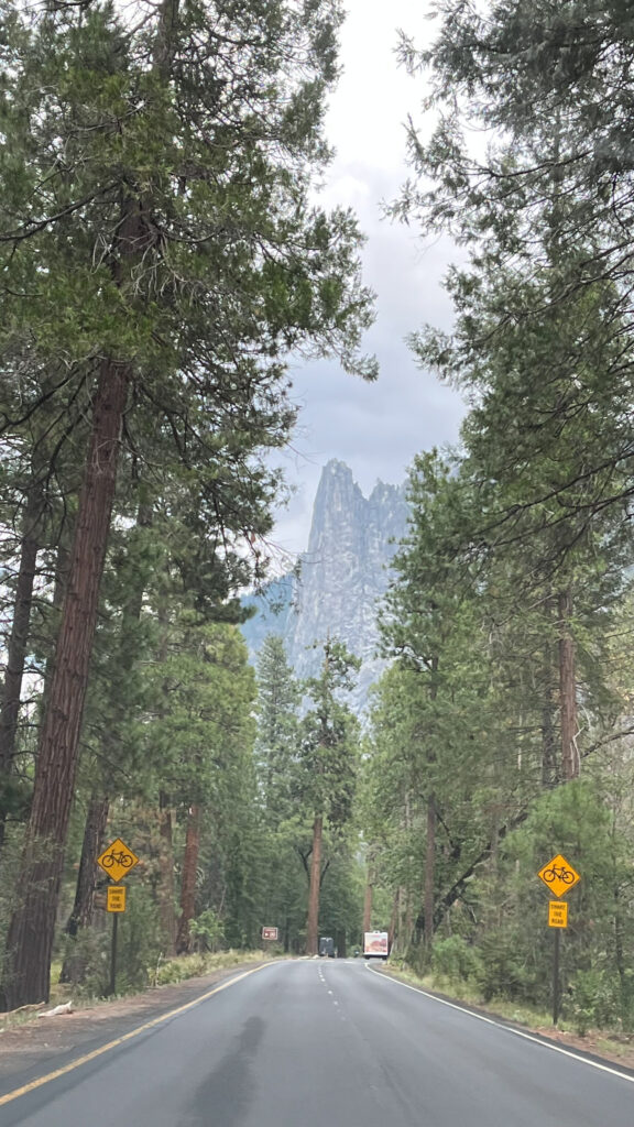 Continuing our drive east on Southside Drive in Yosemite Valley in the beautiful Yosemite National Park