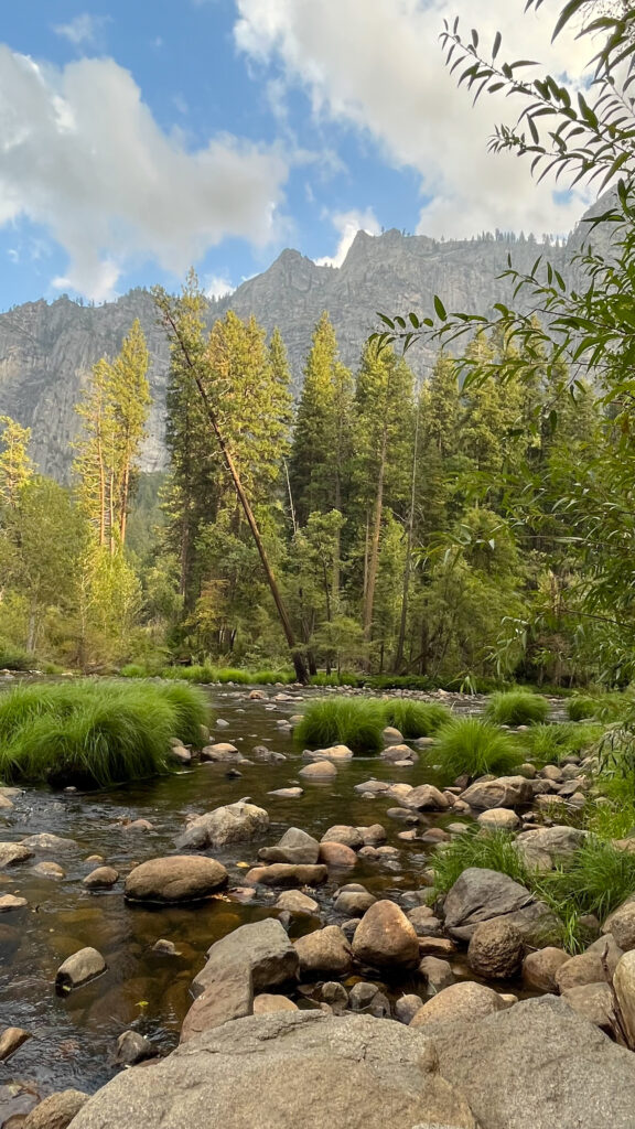 Valley View in Yosemite Valley in Yosemite National Park