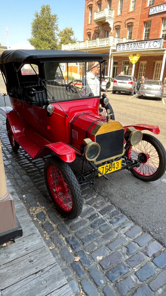 A cool old car in Old Sacramento, Sacramento, CA