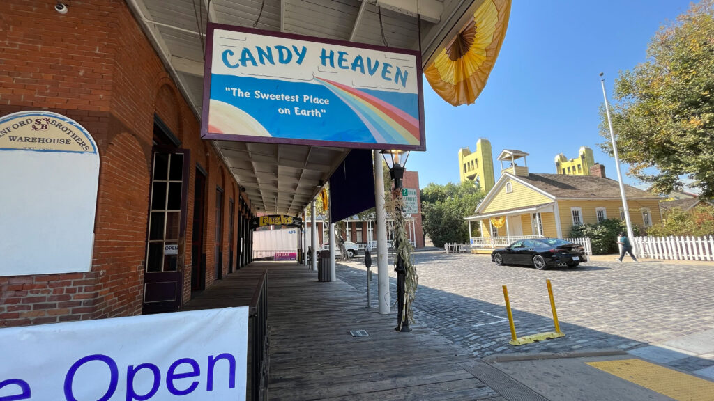 Candy Heaven has the best prices and by far the best selection of candy in Old Sacramento, Sacramento, CA (I wish I had gone to Candy Heaven first. The candy selection is on multiple levels!)