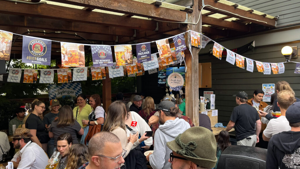 Prost Marketplace (the food carts area outside of Prost! in Portland, OR)