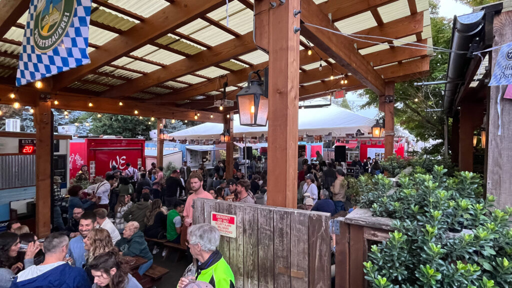 Prost Marketplace (the food carts area outside of Prost! in Portland, OR)