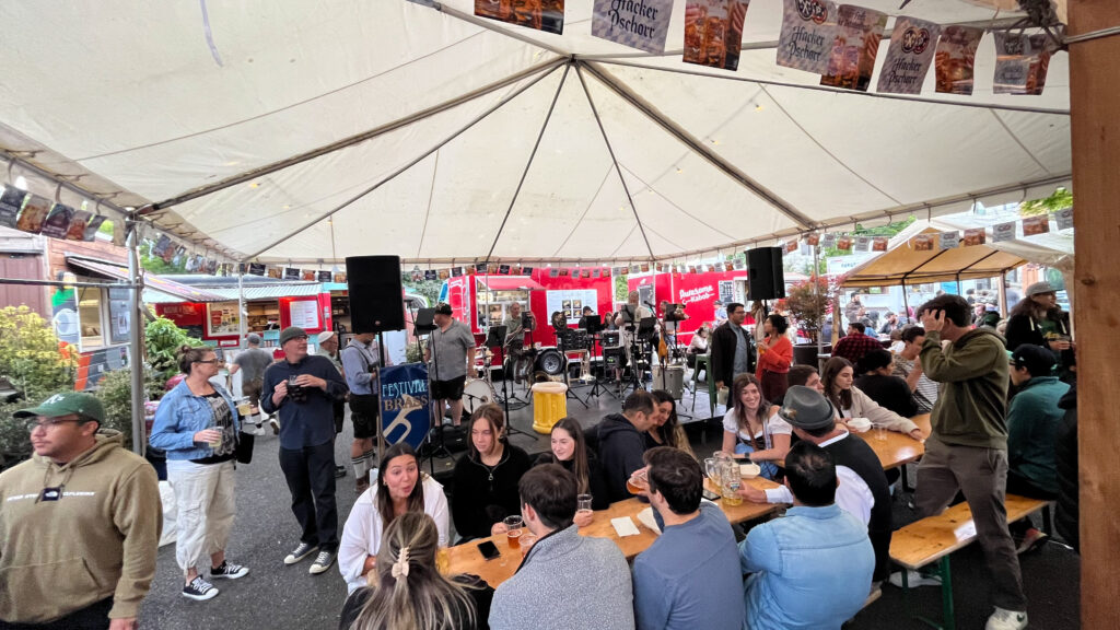 Prost Marketplace (the food carts area outside of Prost! in Portland, OR)