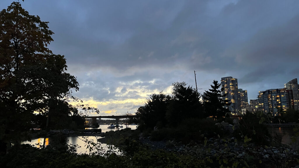 A view from The Seawall in Hinge Park (in Vancouver, BC, Canada)