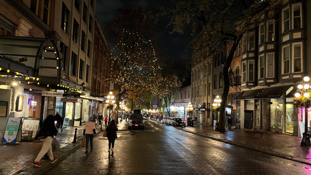 Water Street in Gastown (Vancouver, BC, Canada)