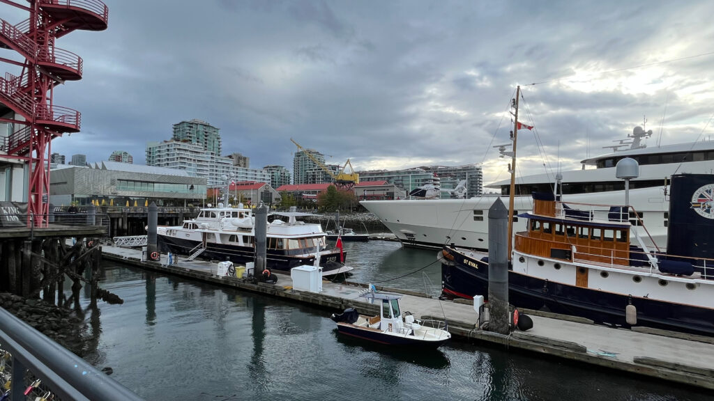 Lonsdale Quay in North Vancouver, BC, Canada