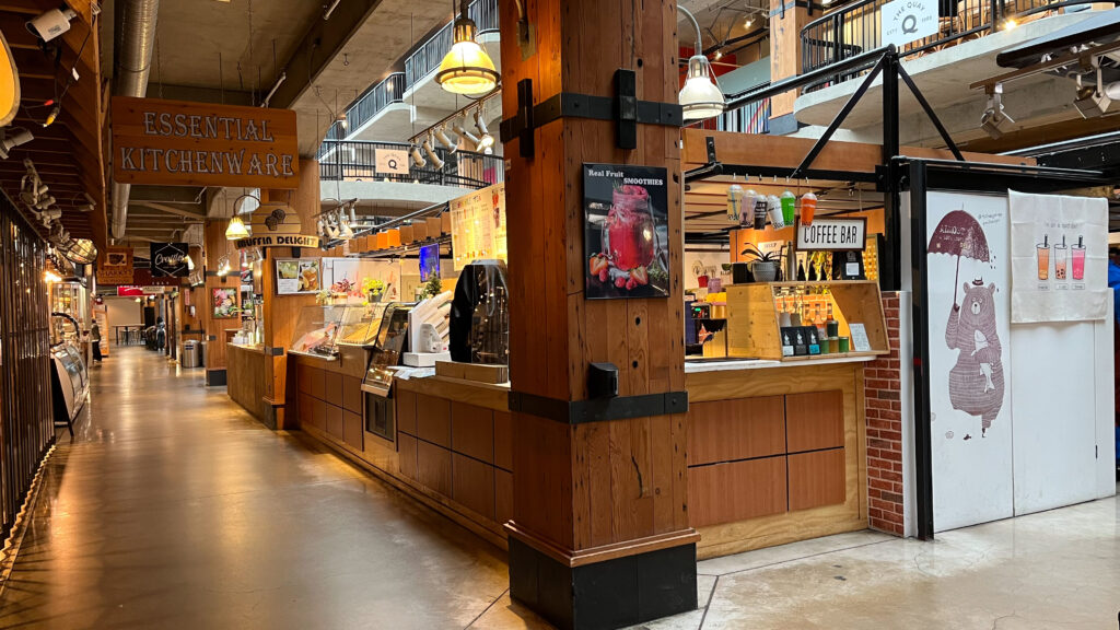 Lonsdale Quay Market and Food Hall in North Vancouver, BC, Canada