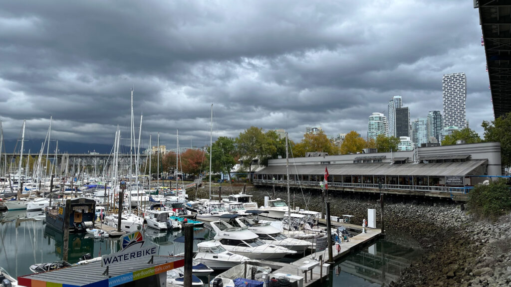 One of the marinas at Granville Island (Vancouver, BC, Canada)