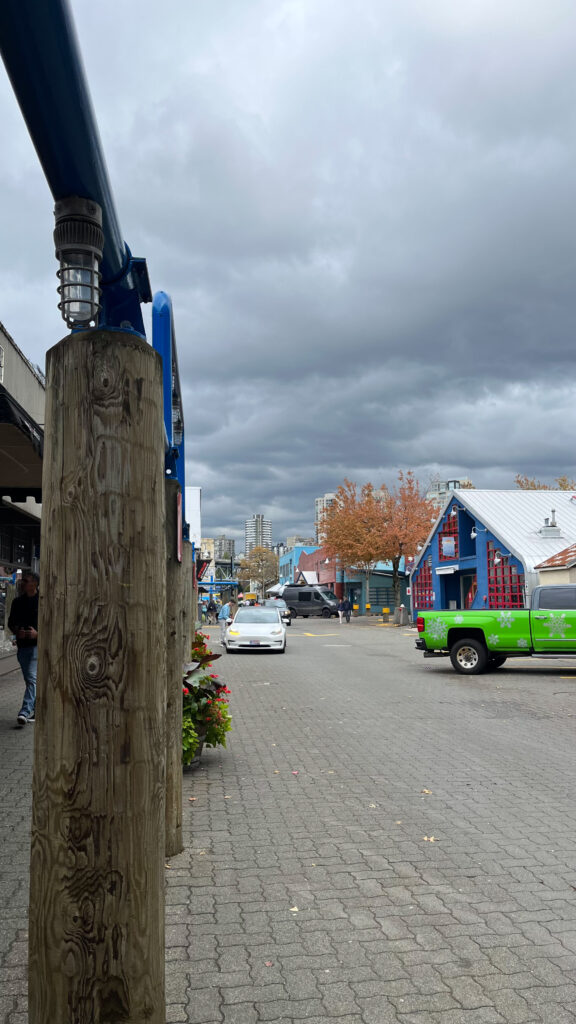 Walking around Granville Island on our way to Granville Island Public Market (Vancouver, BC, Canada)