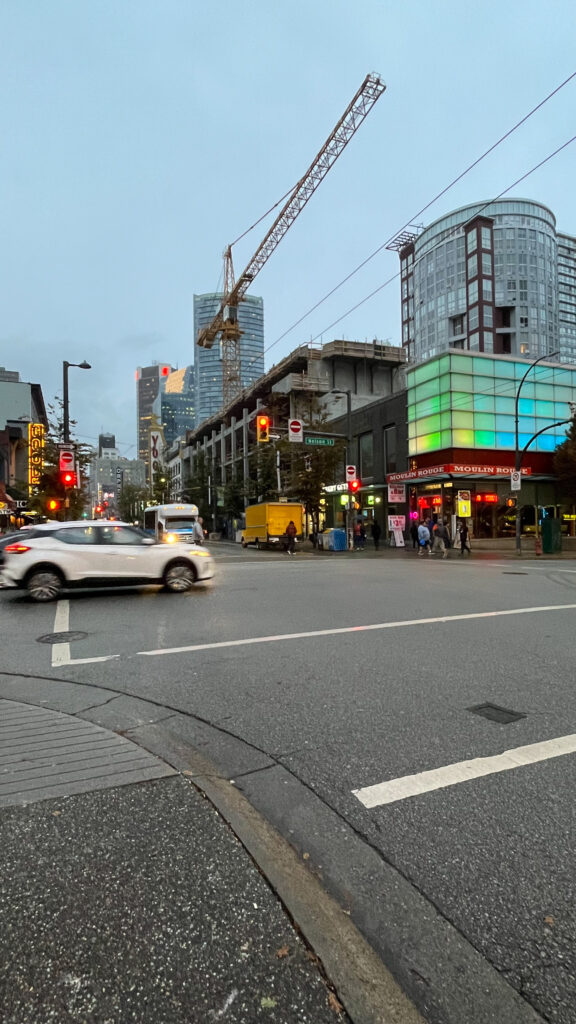 Walking northeast on Granville Street (Vancouver, BC, Canada)