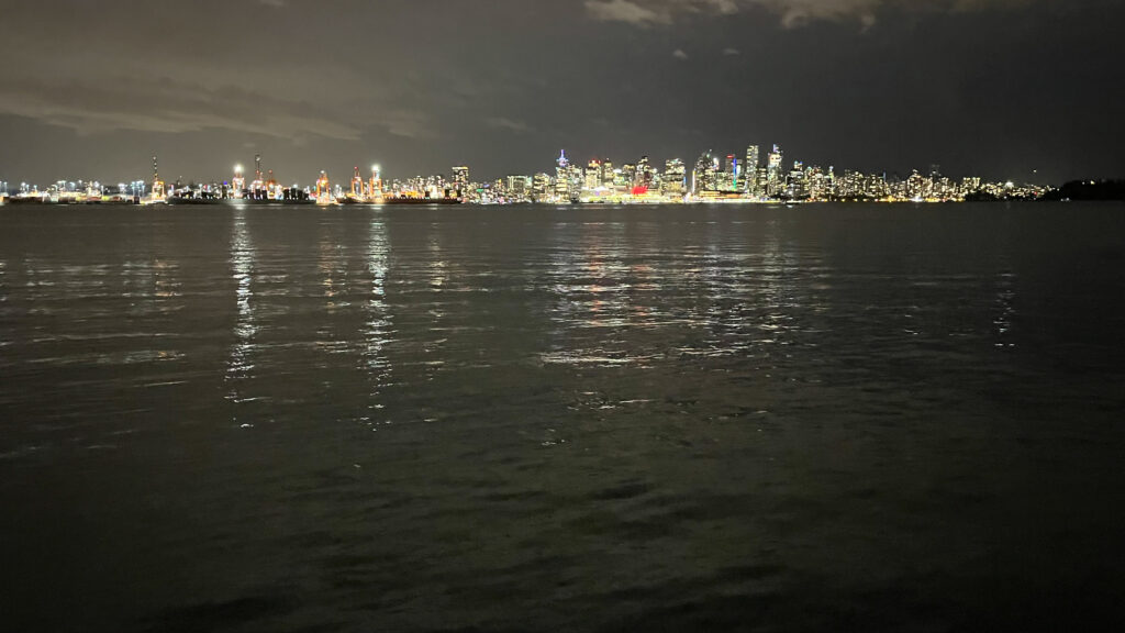 The view of Downtown Vancouver from Lonsdale Quay (Vancouver, BC, Canada)