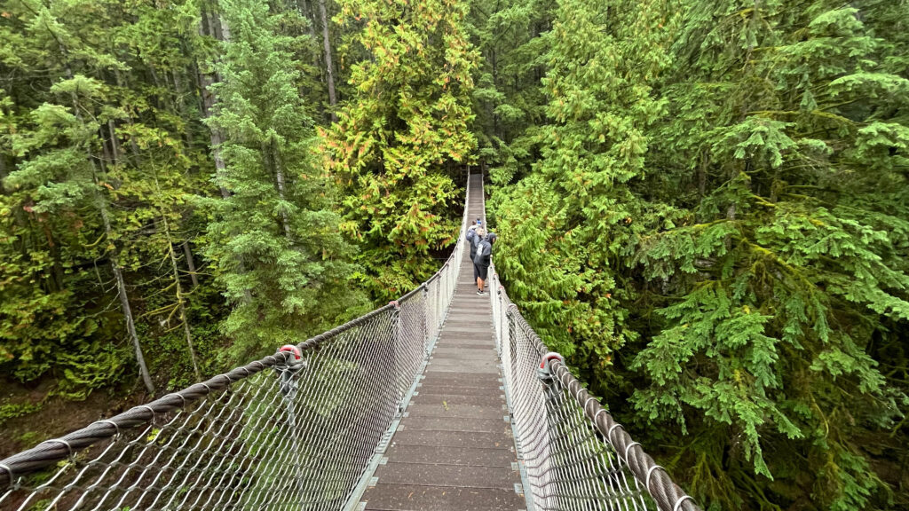 The Lynn Canyon Suspension Bridge (North Vancouver, BC, Canada)