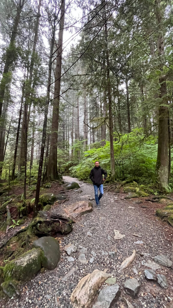 Another section of Twin Falls trail (Lynn Canyon Park in North Vancouver, BC, Canada)