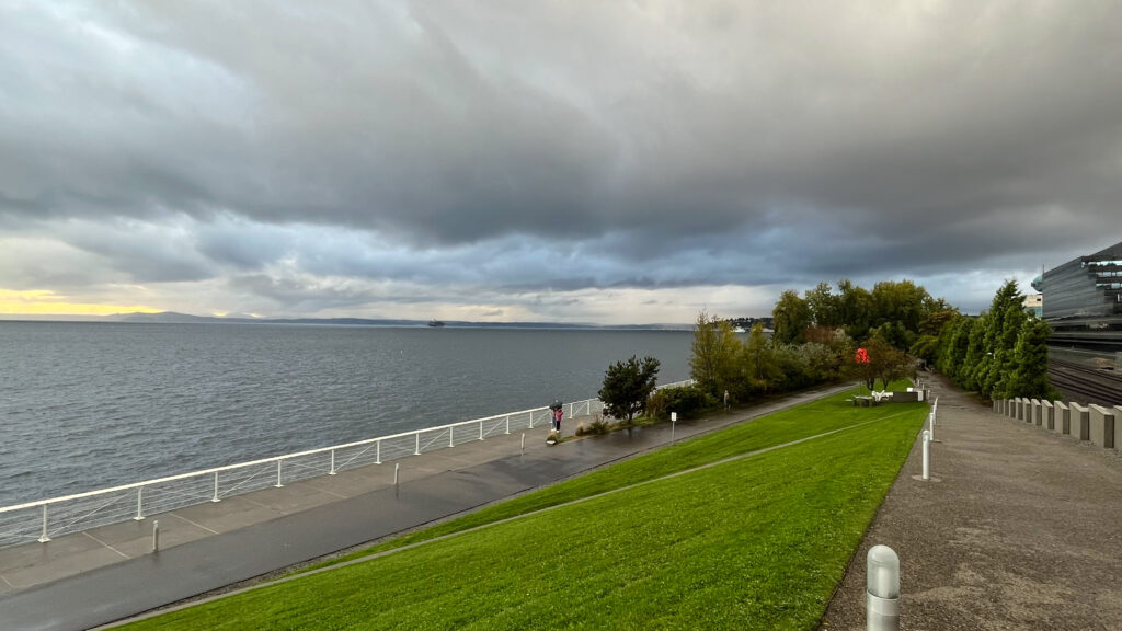 View from Olympic Sculpture Park (Seattle Waterfront in Seattle, WA)