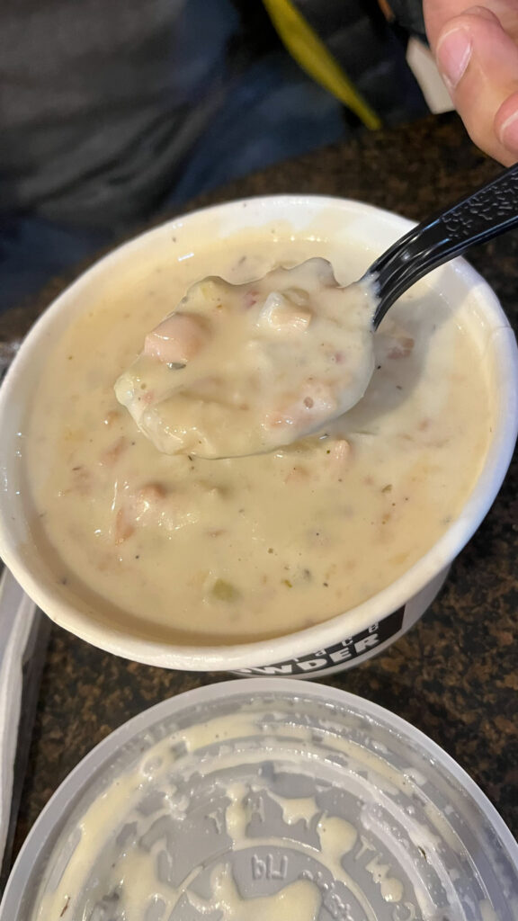 Clam Chowder from Pike Place Chowder (Pike Place Market in Seattle, WA)  