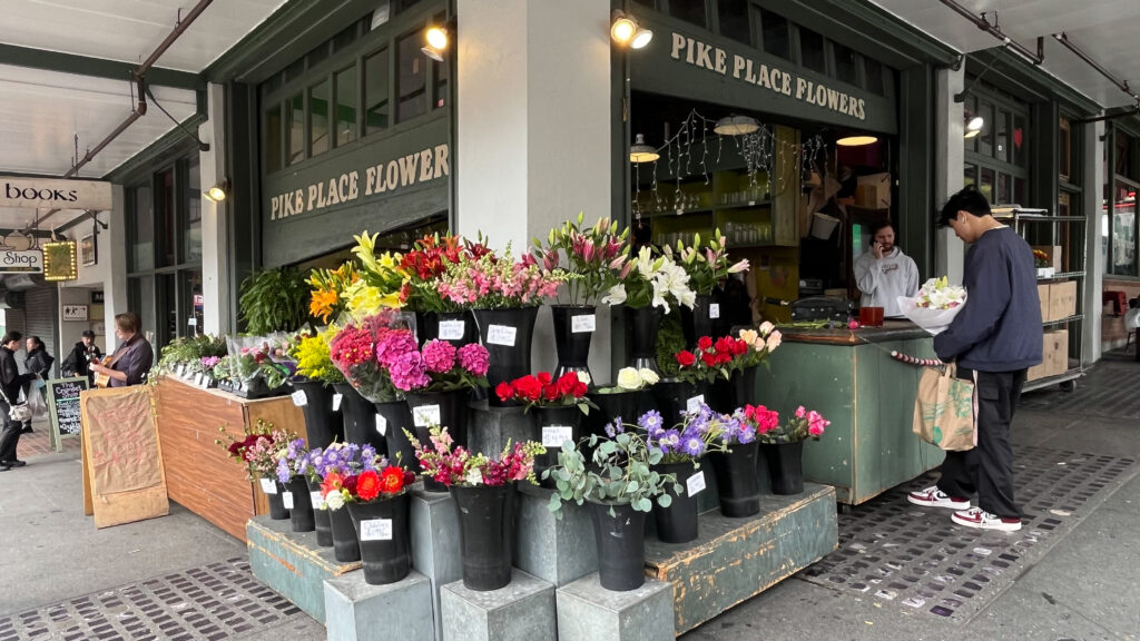 Pike Place Flowers at Pike Place Market (Seattle, WA)