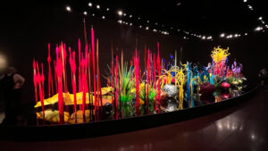 Colorful glass artwork at Chihuly Garden and Glass (Seattle, WA)