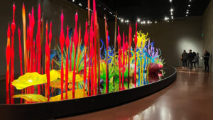 Colorful glass artwork at Chihuly Garden and Glass (Seattle, WA)