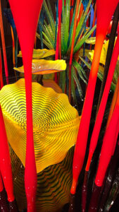 Colorful glass artwork at Chihuly Garden and Glass (Seattle, WA)