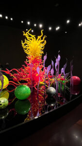 Colorful glass artwork at Chihuly Garden and Glass (Seattle, WA)