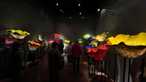 Macchia Forest - large, colorful glass works of art at Chihuly Garden and Glass (Seattle, WA)