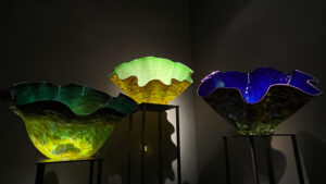 Macchia Forest - large, colorful glass works of art at Chihuly Garden and Glass (Seattle, WA)