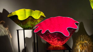 Macchia Forest - large, colorful glass works of art at Chihuly Garden and Glass (Seattle, WA)