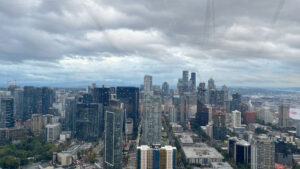 View of downtown Seattle from the Space Needle (Seattle, WA)