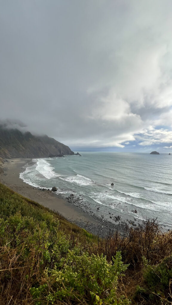 Humbug Mountain State Park in Oregon provides dramatic and beautiful views of the North Pacific Ocean