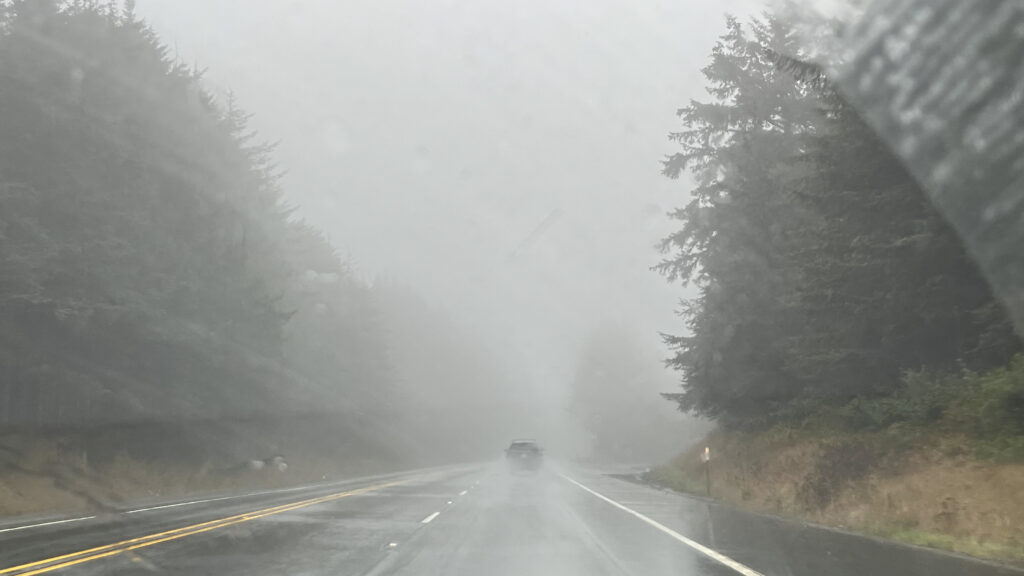 Another section of U.S. Route 101 in Oregon as it took us away from the coastal views again for a short while before taking us back to the beautiful views along the Oregon coastline