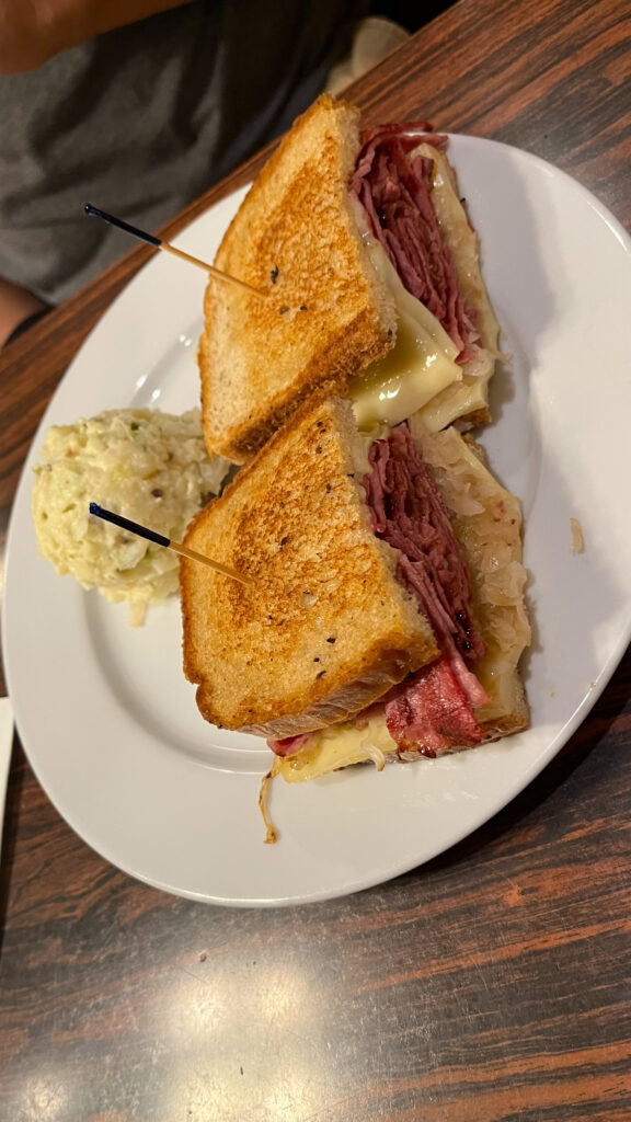 The reuben sandwich at Solvang Restaurant was just OK (Solvang, CA)