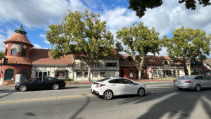 Danish style buildings in Solvang, CA