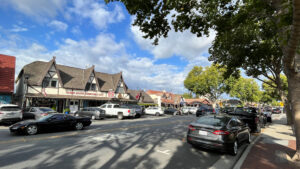 Danish style buildings in Solvang, CA