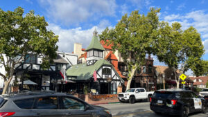 Danish style buildings in Solvang, CA