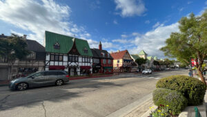 Danish style buildings in Solvang, CA