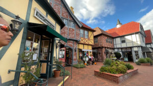 Danish style buildings in Solvang,  CA