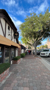 Danish style buildings in Solvang, CA