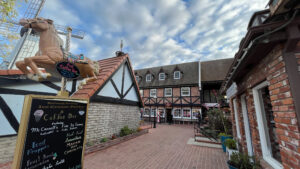 Danish style buildings in Solvang, CA