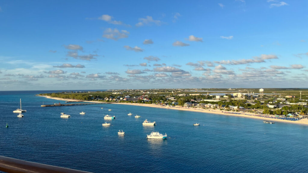 View of Grand Turk from the Carnival Venezia